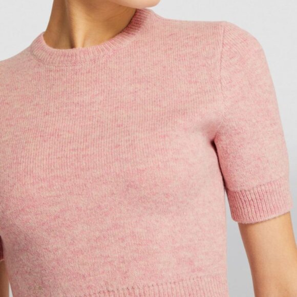 ALAÏA Wool-Rich Cropped Sweater - Picture 5 of 9